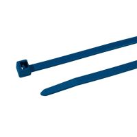 Dirželis 387x7.6mm mėlynas su metalo priemaišom, maisto pramonei MCTPP120R [pak. po 100 vnt.] - HELLERMANN TYTON