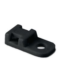 Laikiklis dirželiui 20.5x10.2mm prisukamas M4 juodas CTAM1 [pak. po 100 vnt.] - HELLERMANN TYTON