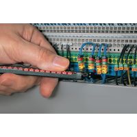 Markiruotė "B,C,U,V,W,P,D,F,I,M" laidui užspaudžiama 1.5-2.5mm2 WIC2 [pak. po 200 vnt.] - HELLERMANN TYTON