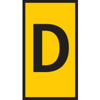 Markiruotė "D" laidui užspaudžiama 0.15-0.75mm2 WIC0 [pak. po 200 vnt.] - HELLERMANN TYTON