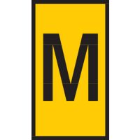 Markiruotė "M" laidui užspaudžiama 0.15-0.75mm2 WIC0 [pak. po 200 vnt.] - HELLERMANN TYTON