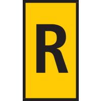 Markiruotė "R" laidui užspaudžiama 4.0-6.0mm2 WIC3 [pak. po 200 vnt.] - HELLERMANN TYTON