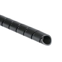 Vamzdis spiralinis D5-20mm juodas kabelių apsaugai SBPE4 [30m] - HELLERMANN TYTON
