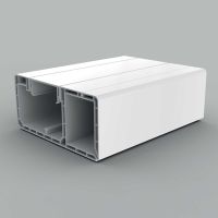 Kanalas 55x120mm su apsaugine plėvele antibakterinis baltos spalvos [2m] - KOPOS KOLIN