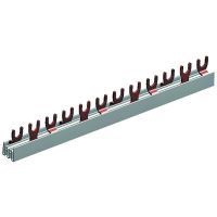 Šyna komutacinė 3P 10mm2 12modulių šakutės PPS210312GO - PROTEC