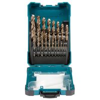 Rinkinys grąžtų metalui (1-10mm) M-Force [rinkinyje 19 vnt.] - MAKITA