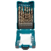 Rinkinys grąžtų (1-19mm) HSS-Co 5proc. [rinkinyje 25vnt.] - MAKITA