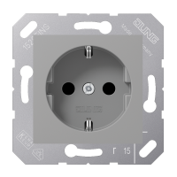 Lizdas p/t France/Belgium pilkas 16A 250V CD - JUNG