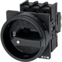 Kirtiklis saugumo 3P 25A 11kW (AC23) į skydą juoda rankena P1-25/EA/SVB-SW - EATON