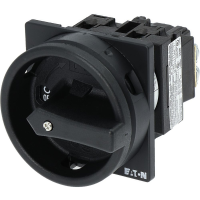 Kirtiklis saugumo 3P 20A 5.5kW (AC23) į skydą juoda rankena T0-1-102/EA/SVB-SW - EATON