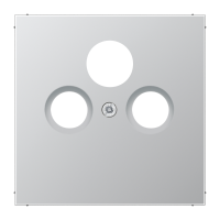Dangtelis TV/SAT lizdui aliumininis LS - JUNG