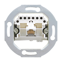 Lizdas telefono p/t viengubas UAE1x8P Kat.3 13010407 - JUNG