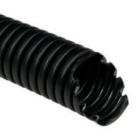 Vamzdis gofruotas D32/24.3 320N/5cm juodas UV atsparus su viela UV LPE - 1 [50m] - KOPOS KOLIN