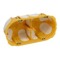 Dėžutė g/k [68x138x50] dviguba su membranomis garsą slopinanti KPL 64-50/2LD - KOPOS KOLIN