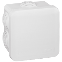 Dėžutė v/t [80x80mm] IP55 IK07 tuščia balta - LEGRAND