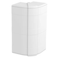Kampas išorinis 53x165 paslankus Rapid 45-2 be halogenų baltas RAL9010 GK-AH53165RW - OBO BETTERMANN