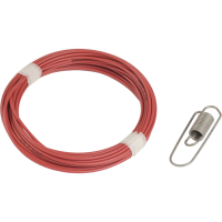 Trosas saugos 3.2mmx10.5m raudonas su tvirtinimo detalėmis XY2CZ9310 - TELEMECANIQUE