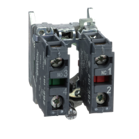 Kontaktų blokas 1no+2nc su laikikliu XB4 Harmony - SCHNEIDER ELECTRIC