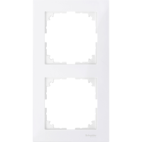 Rėmelis dvigubas baltos spalvos M-Pure System M Merten - SCHNEIDER ELECTRIC
