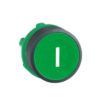 Galvutė mygtukui žalia be fiksacijos 22mm "I" IP66 ZB5 Harmony - SCHNEIDER ELECTRIC