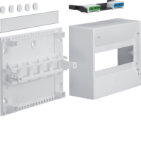 Skydelis v/t 10 modulių IP30 be durelių - HAGER