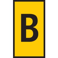 Markiruotė "B" laidui užspaudžiama 4.0-6.0mm2 WIC3 [pak. po 200 vnt.] - HELLERMANN TYTON