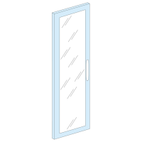 Durys skydo 2000x800mm IP55 skaidrios PRISMA P - SCHNEIDER ELECTRIC