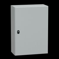 Skydas v/t 700x500x250mm IP66 metalinis su montažine plokšte S3D Spacial - SCHNEIDER ELECTRIC