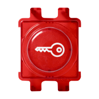 Red knob with symbol " ", WDE011523, WIRING DEVICES, RENOVA, OTHER - SCHNEIDER ELECTRIC (pavadinimas tikslinamas)