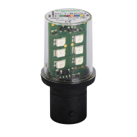 RED FLASHING LED BULB SIGNALLING BA, DL1BKG4, CONTROL & SIGNALLING, MACHINE SIGNALLING, INDICATING TOWER XVB/XVE/XVD - SCHNEIDER ELECTRIC (pavadinimas tikslinamas)