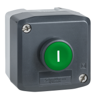 Postas valdymo 1 mygtuko "I" 1no IP66 pilkos spalvos XALD Harmony - SCHNEIDER ELECTRIC