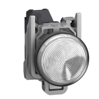 AEx WHITE LED PILOT LI 24 240V, XB4BVBM1GEX, CONTROL & SIGNALLING, DEDICATED COMMAND & SIGNALLING UNITS, DIA 22 METAL - APPLICATION - SCHNEIDER ELECTRIC (pavadinimas tikslinamas)