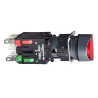 RED ILLUMINATED PUSHBUT TO N DIAM 16 FLU, XB6AF4B5B, CONTROL & SIGNALLING, PUSH BUTTONS, PILOT LIGHTS & CONTROLS, DIA 16 PLASTIC MODULAR - SCHNEIDER ELECTRIC (pavadinimas tikslinamas)