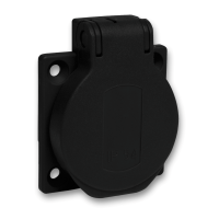 Lizdas į/l SCHUKO 3P 16A 230V IP54 50x50 juodas PratiKa - SCHNEIDER ELECTRIC