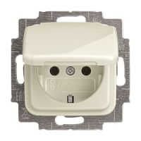 Lizdas p/t SCHUKO su dangteliu IP44 dramblio kaulo spalvos 16A 250V2018-0-0596 20EUKC-212 DURO - ABB