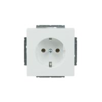Lizdas p/t SCHUKO baltos matinės spalvos 16A 250V 20 EUC-884 FUTURE - ABB