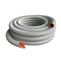 Vamzdis gofruotas D40 320N/5cm pilkas be halogenų EVOEL FL-0H SMART [25m] - EVOPIPES