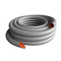 Vamzdis gofruotas D25 750N/5cm pilkas be halogenų EVOEL FMs-0H SMART [50m] - EVOPIPES