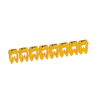 Markiruotė "L" laidui užspaudžiama 1.5-2.5mm2 juoda/geltona [300] - LEGRAND