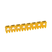Markiruotė "D" laidui užspaudžiama 0.5-1.5mm2 juoda/geltona [300] - LEGRAND