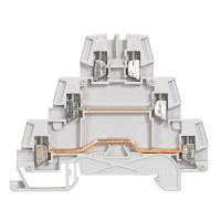 Gnybtas 2.5mm2/5mm 3-jų aukštų pilkas ant bėgelio Viking 3 -LEGRAND