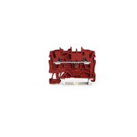 Gnybtas 2.5mm2/5.2mm raudonas ant bėgelio - WAGO