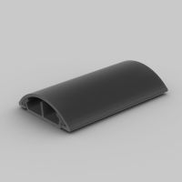 Kanalas grindinis 10x34mm klijuojamas UV atsparus tamsiai pilkos spalvos [2m] - KOPOS KOLIN