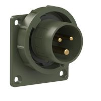 Kištukas CEE į/l 3P 16A 230V 6h IP67 žalias [75x75] - PCE