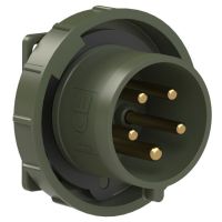 Kištukas CEE į/l 5P 32A 400V 6h IP67 žalias [75x75] - PCE