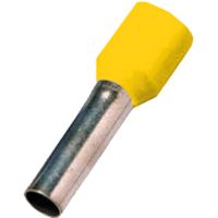 Antgalis gilzinis izoliuotas 25mm2 Cu geltonas L-16mm DIN 46228 ICIAE2516 [50] - INTERCABLE