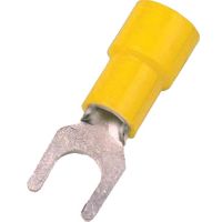 Antgalis šakutė izoliuotas 4-6x5 Cu geltonas DIN 46237 ICIQ65G [100] - INTERCABLE