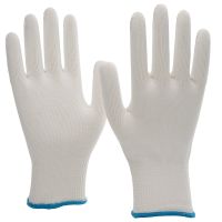Pirštinės medvilninės 11/XXL dydis baltos TRIKOT [pora] - CIMCO