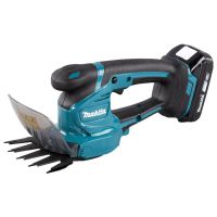 Žirklės žolės ir gyvatvorių akumuliatorinės 18V 11/200mm LXT su keičiamomis ašmenimis su 1x1.5Ah akumuliatoriumi ir įkrovikliu - MAKITA