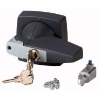 Rankena kirtikliui 6mm su raktu juoda K2SDG/C - EATON